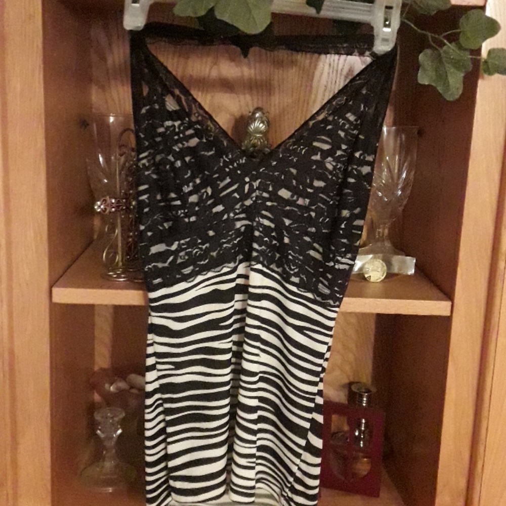 Lace halter top